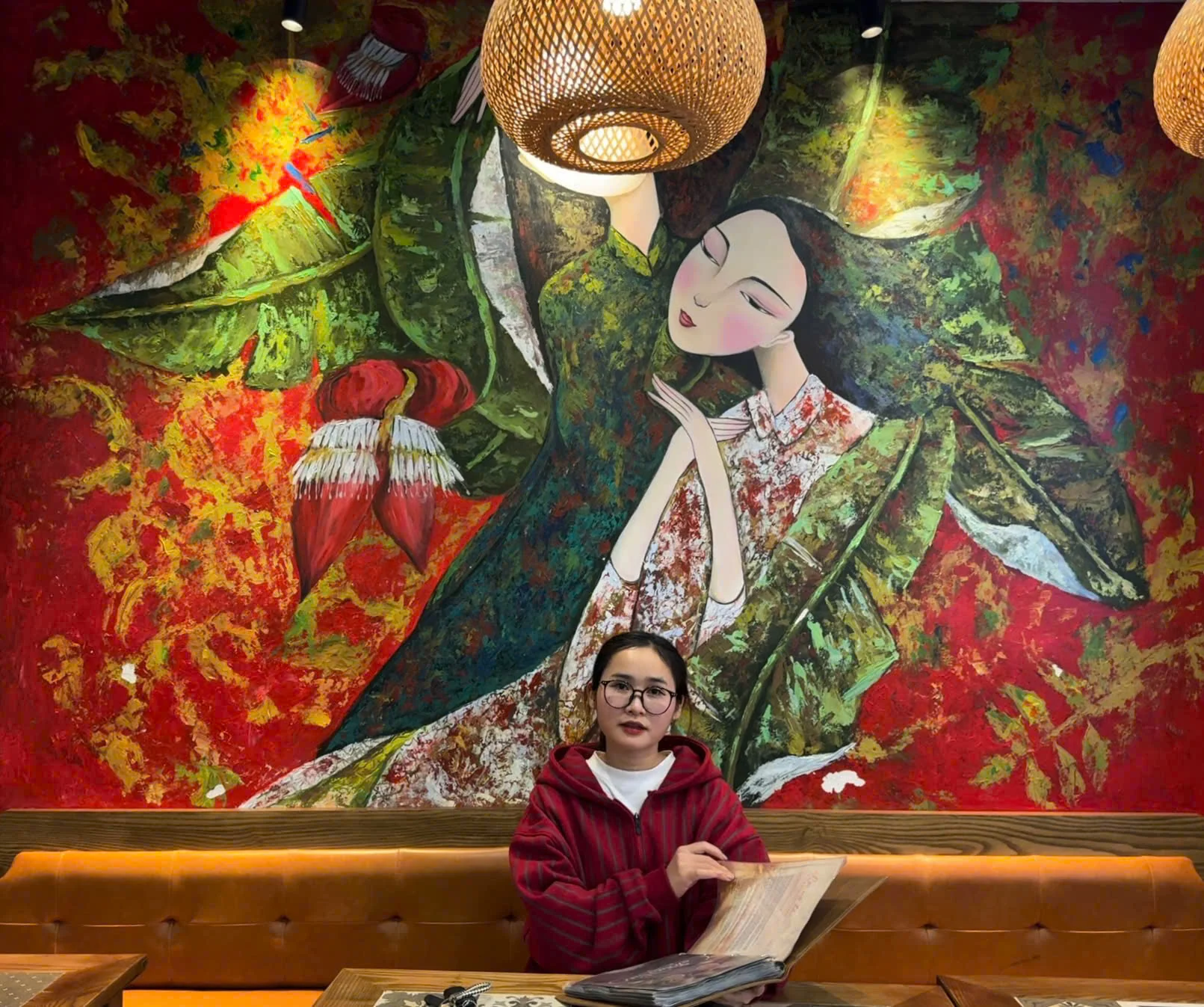 Vẽ tranh nhà hàng, quán ăn